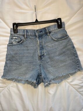 Pacsun High Rise Icon 100% Cotton Denim Shorts